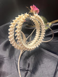 Diamondback Rattlesnake Vertebrae Hoop Earrings – Western Snake Bone Jewelry
