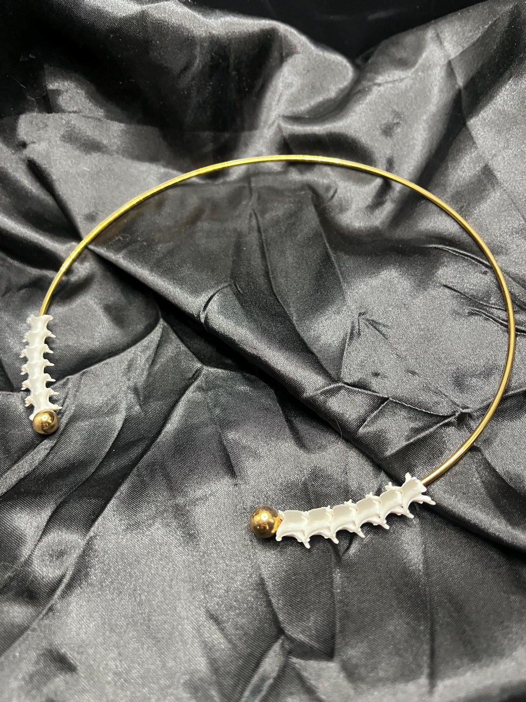 King Snake Vertebrae Collar Bangle Necklace | 150mm