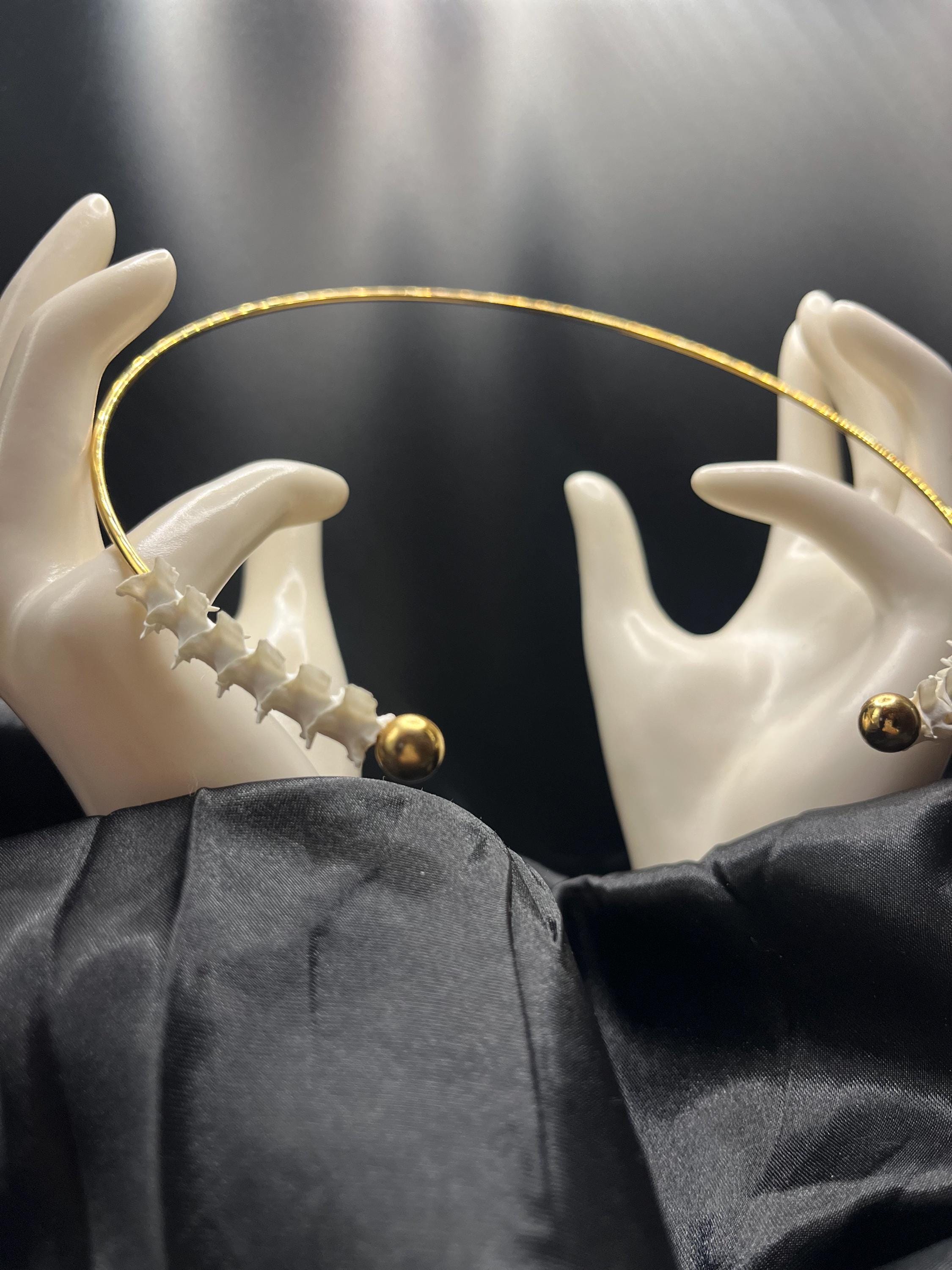 King Snake Vertebrae Collar Bangle Necklace | 150mm