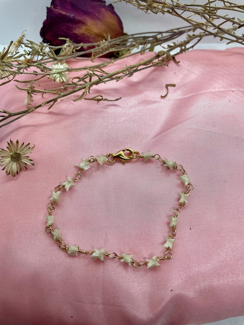 Diamondback Rattlesnake Vertebrae Bracelet