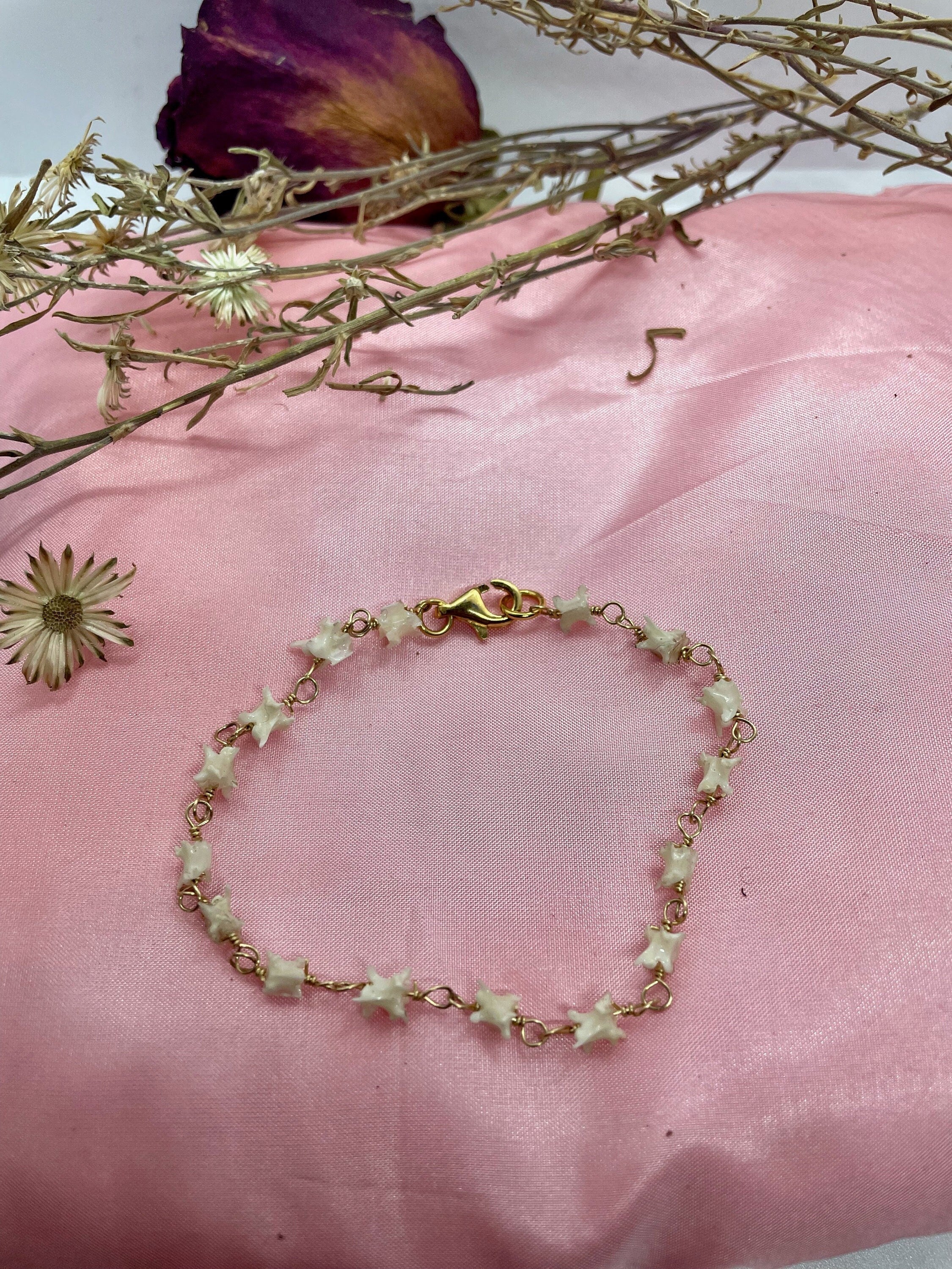 Diamondback Rattlesnake Vertebrae Bracelet