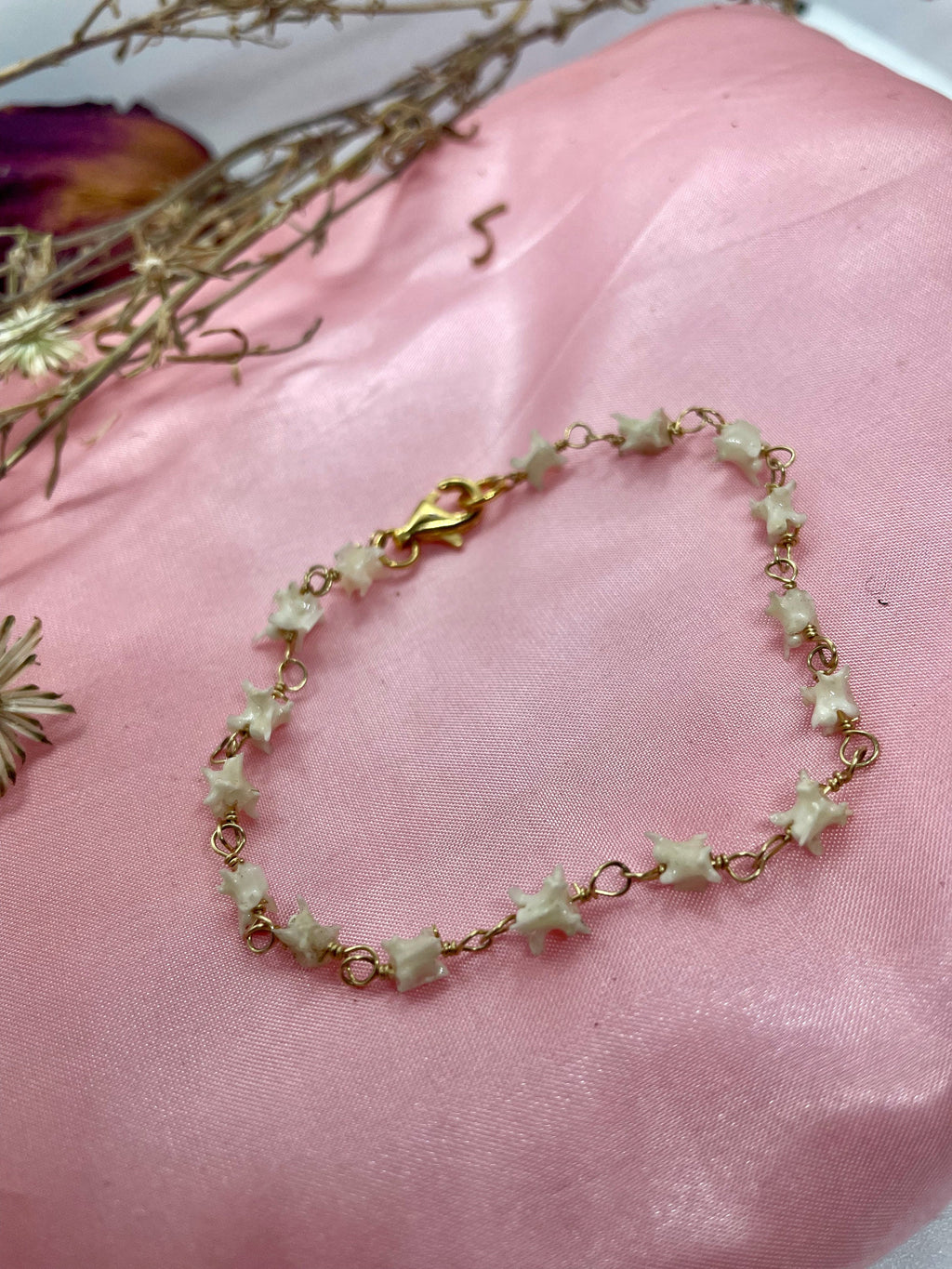 Diamondback Rattlesnake Vertebrae Bracelet